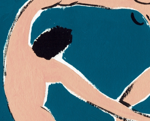 Matisse estudio detalle bailarines gouache obra ainhoa toyos